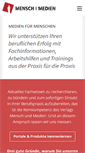 Mobile Screenshot of menschundmedien.de